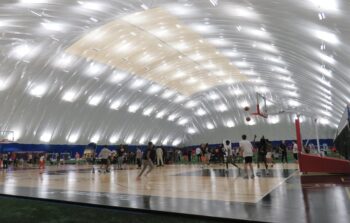 Basketball Court Ribbon Cutting
